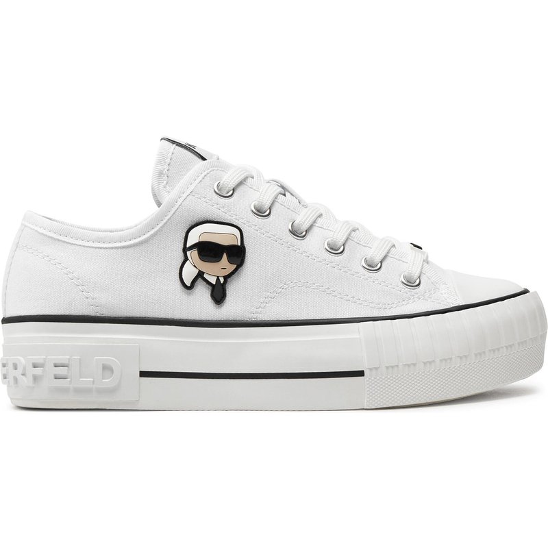 Sneakers aus Stoff KARL LAGERFELD KL60424 Weiß