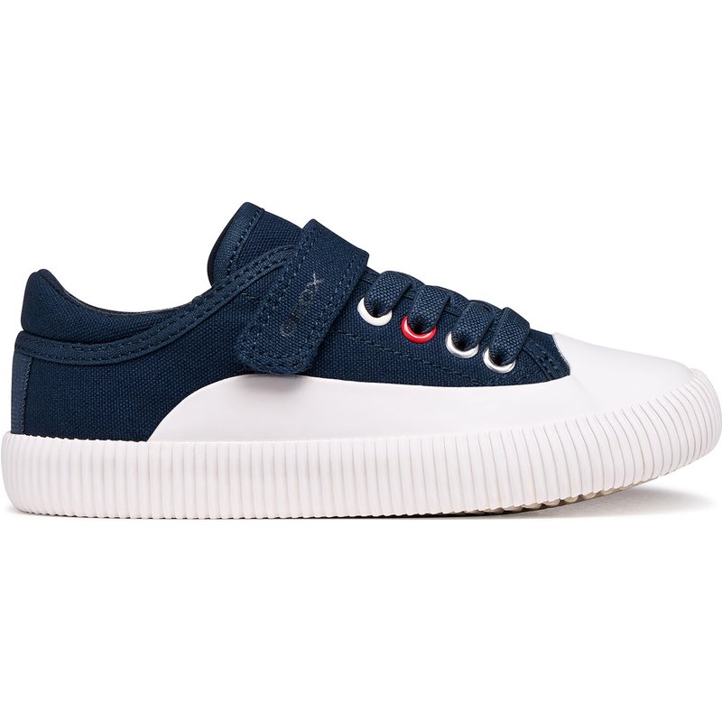Sneakers aus Stoff Geox J Tippeste Boy J65N4B 00010 C4211 M Dunkelblau