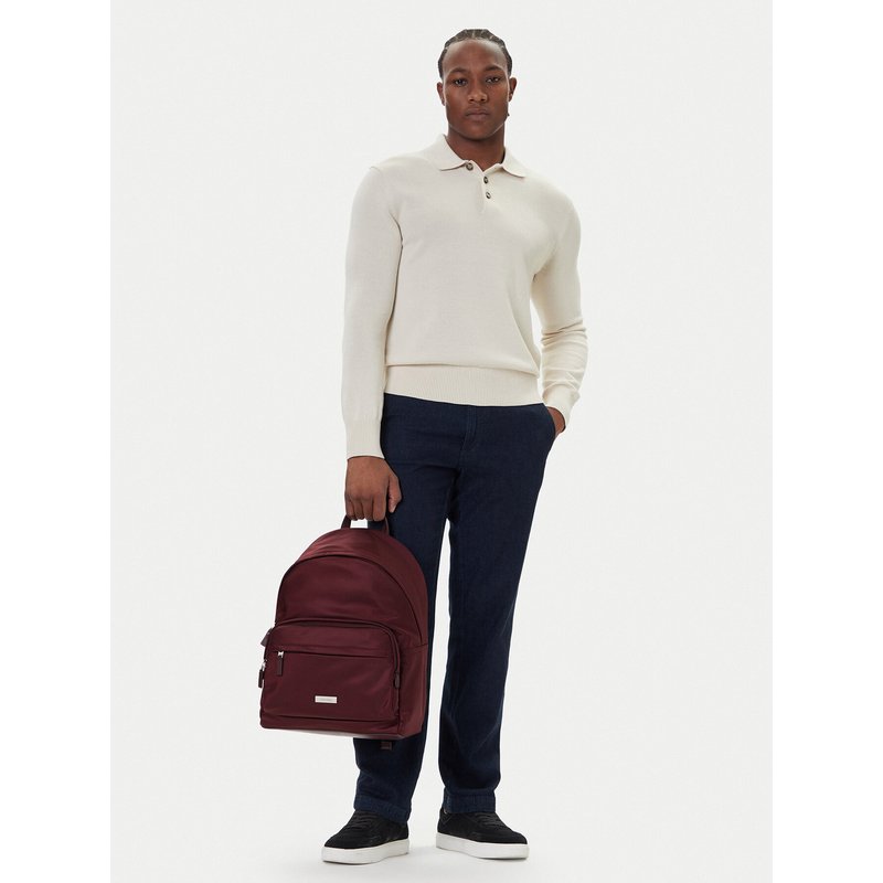 Rucksack Calvin Klein Sleek Round LV04D3143G Dunkelrot