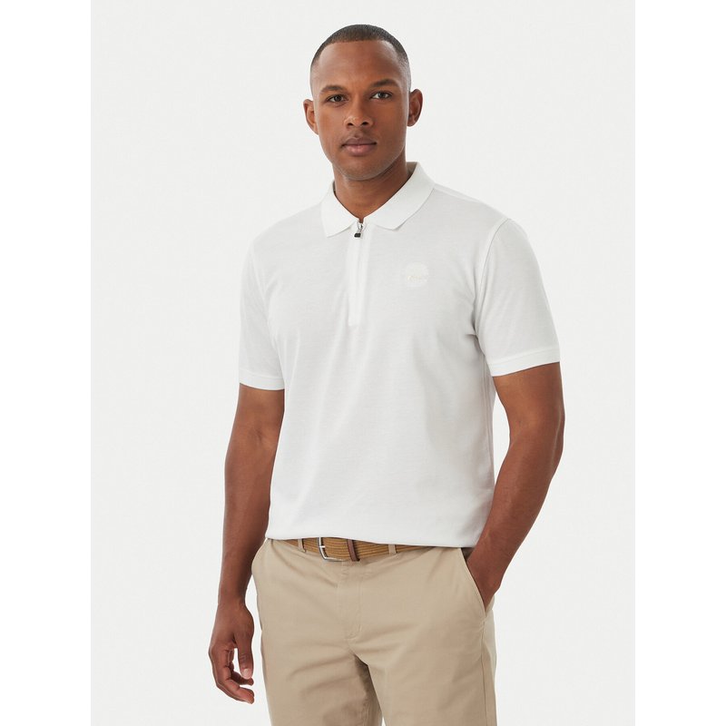 Beverly Hills Polo Club Poloshirt M2734 Weiß Regular Fit