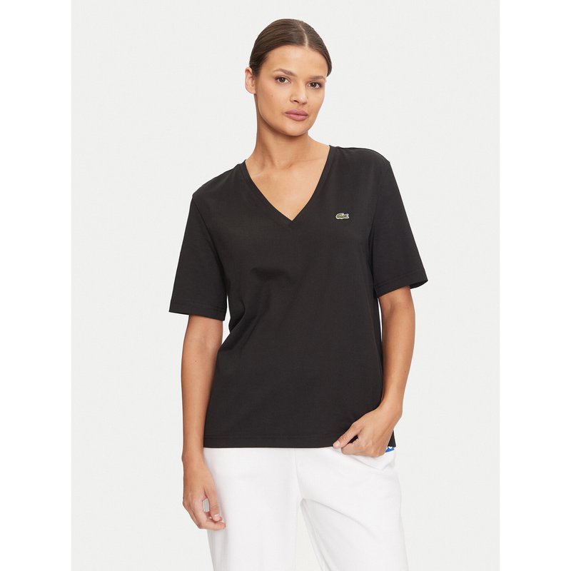 Lacoste T-Shirt TF7300 Schwarz Regular Fit