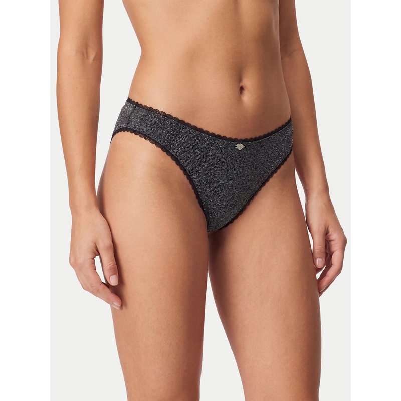 HUGO Stringtanga 50570549 Schwarz
