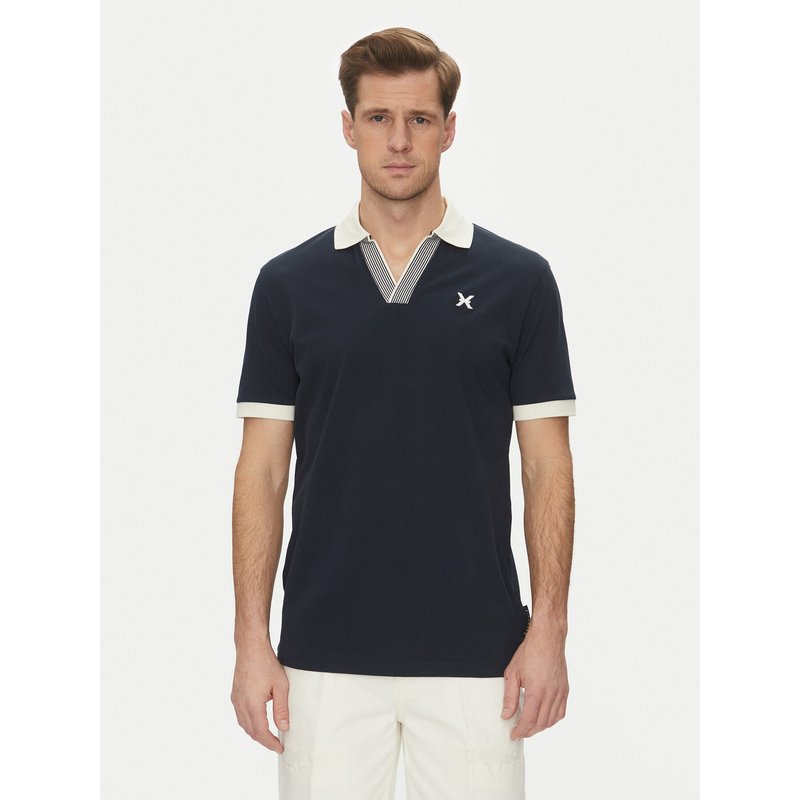 Richmond X Poloshirt UMP25168PO Dunkelblau Regular Fit