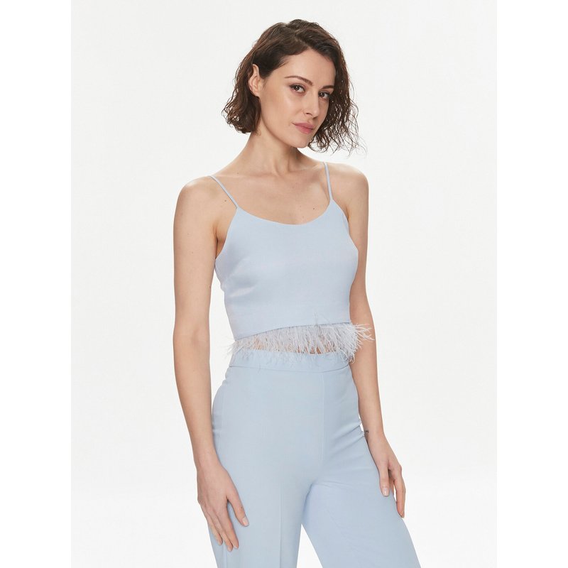 TWINSET Top 241TP2371 Himmelblau Regular Fit