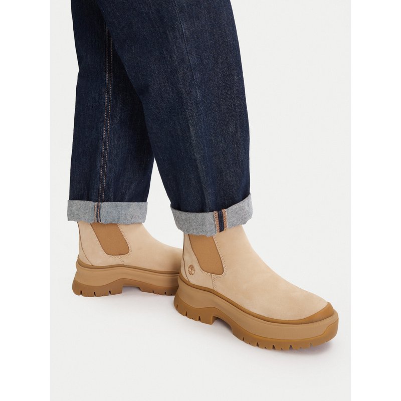Klassische Stiefeletten Timberland Roxie Lane Mid TB0A28XMEN71 Beige