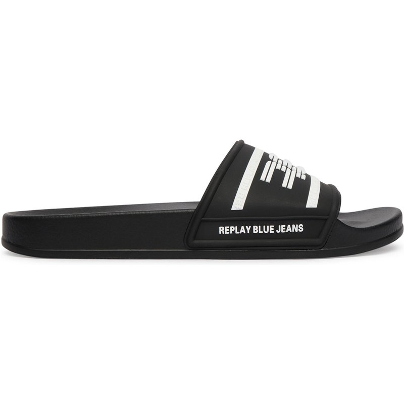 Pantoletten REPLAY GMF1A .000.C0078S Schwarz