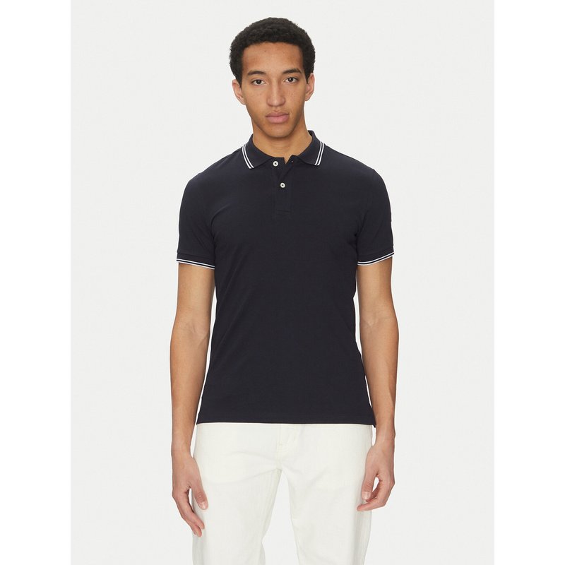 Geox Poloshirt M5510R T3236 F1624 Dunkelblau Regular Fit