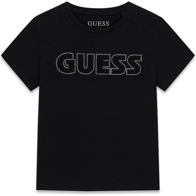 Guess T-Shirt J6YI12 2K4421 Schwarz Regular Fit