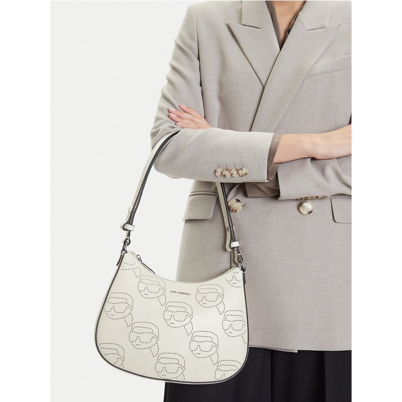 Handtasche KARL LAGERFELD A2W30107 Creme