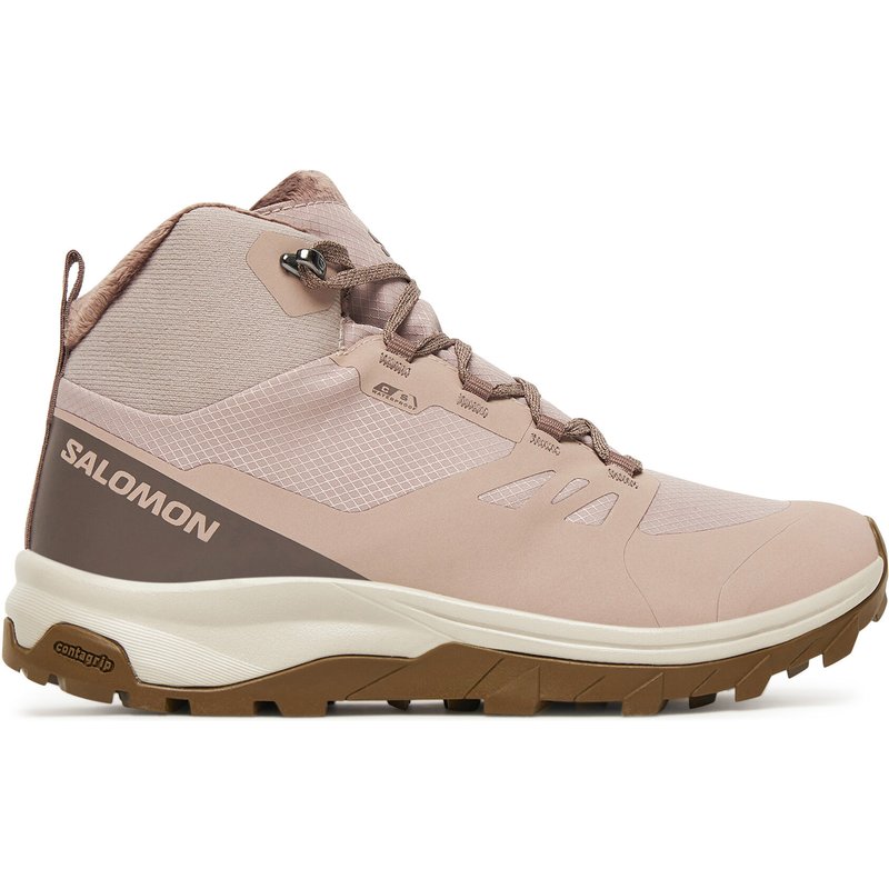 Trekkingschuhe Salomon Outsnap Waterproof L47854100 Rosa