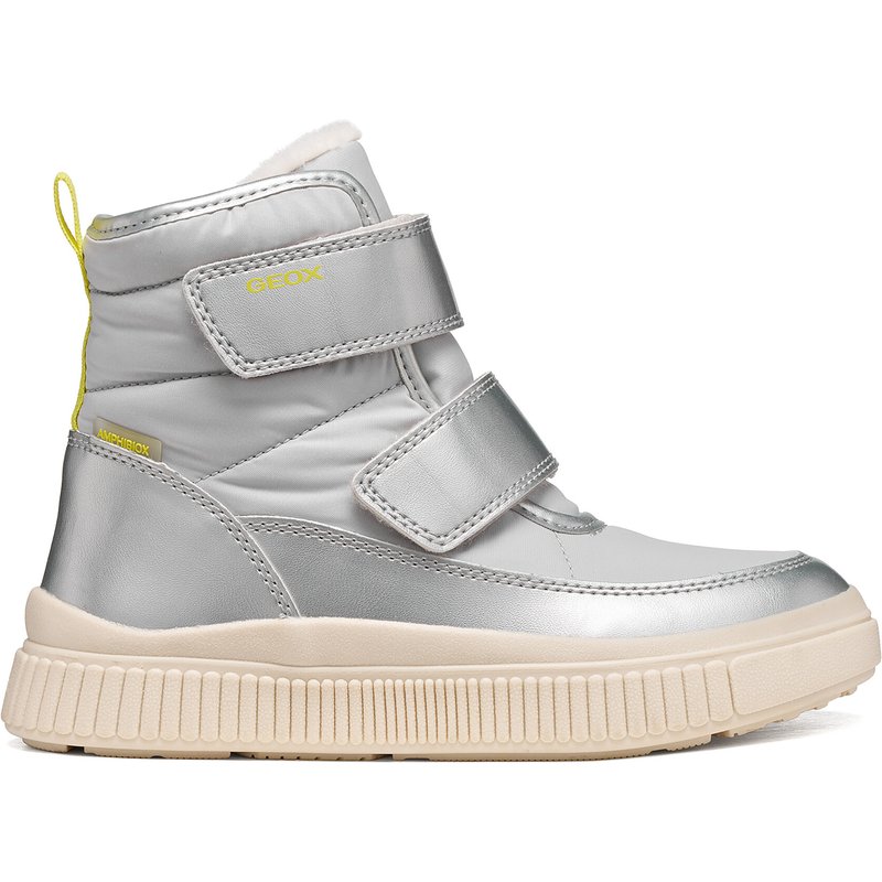 Schnürschuhe Geox J Laquinny Girl B Abx J661JB 0NFFU C0598 M Silberfarben