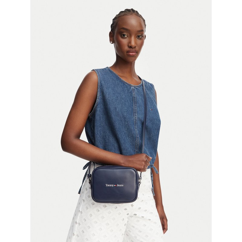 Handtasche Tommy Jeans Camera Bag AW0AW15029 Dunkelblau