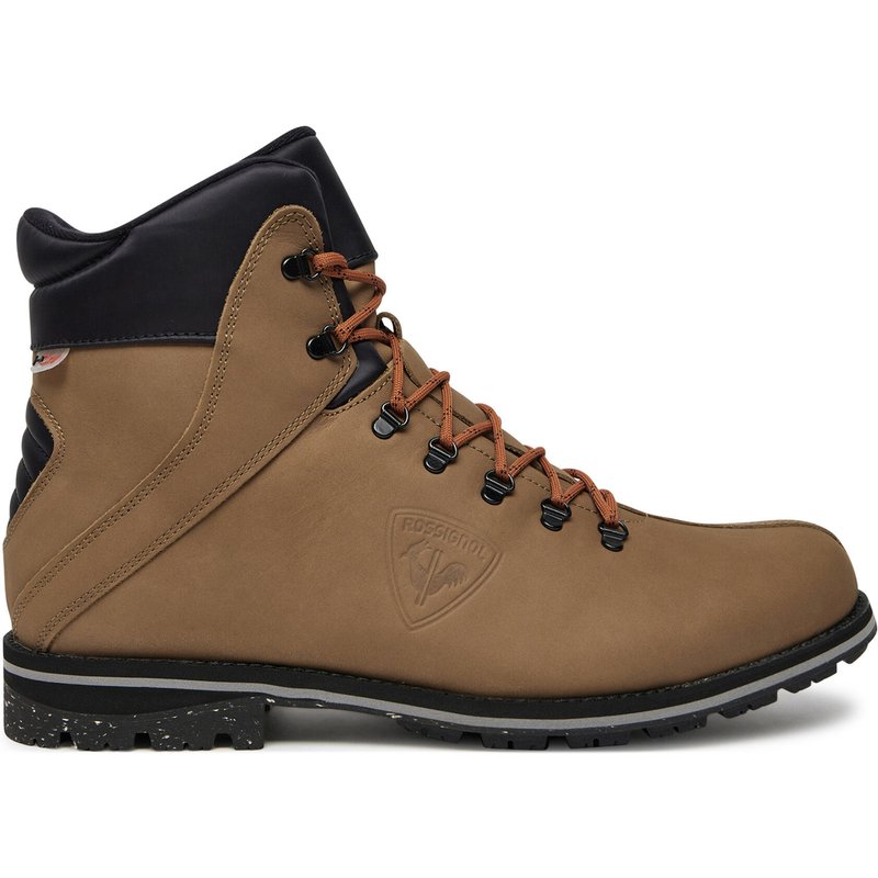 Schnürstiefeletten Rossignol Chamonix Nabuk RNNM060 Braun