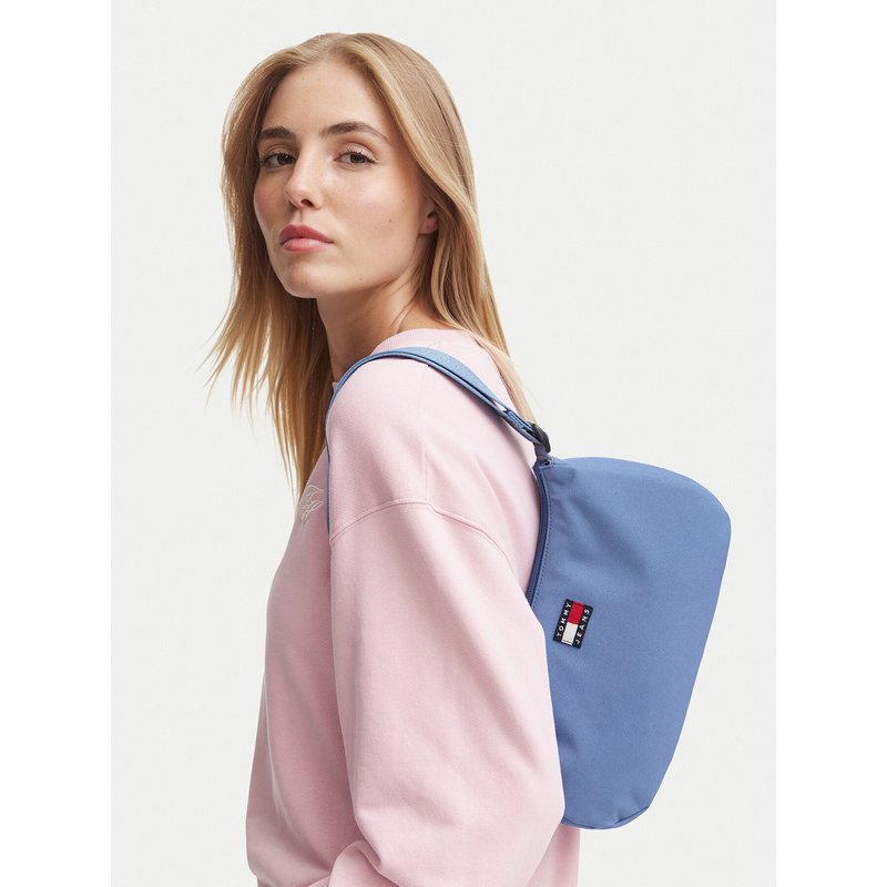 Handtasche Tommy Jeans Tjw Ess Daily Shoulder Bag AW0AW18768 Blau