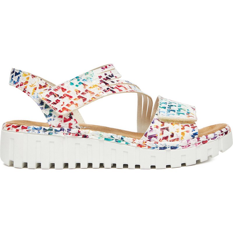 Sandalen Rieker V1364-90 Weiß