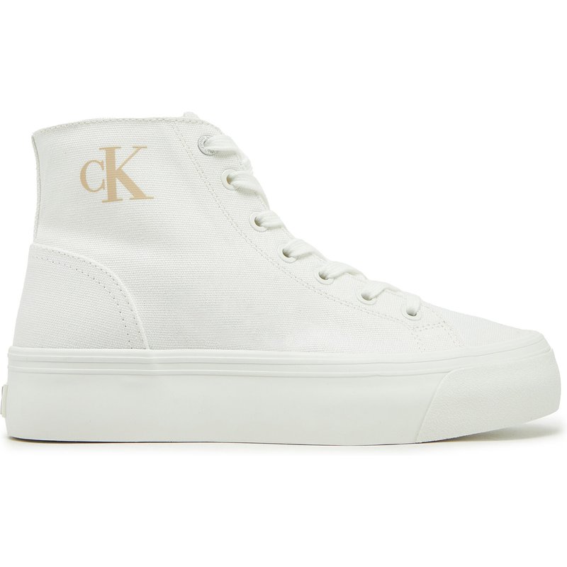 Sneakers aus Stoff Calvin Klein Jeans YW0YW01764 Weiß