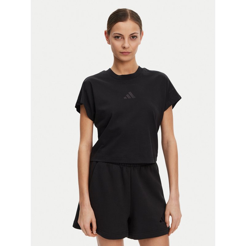 adidas T-Shirt ALL SZN JJ1235 Schwarz Regular Fit