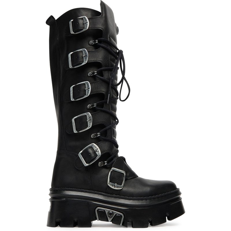 Stiefel NEW ROCK M-WALL272-S1 Schwarz