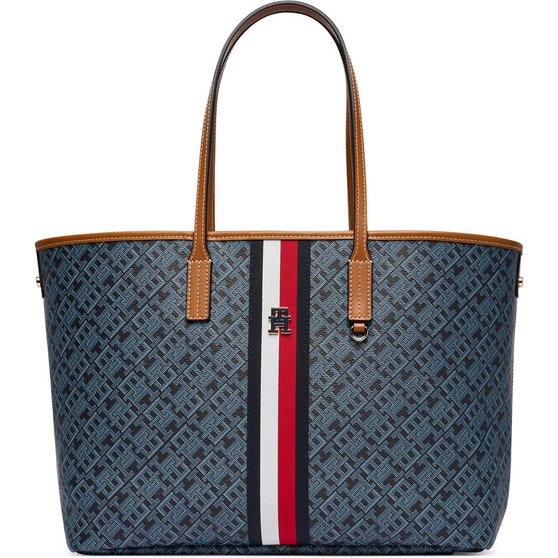 Handtasche Tommy Hilfiger Th Monoplay AW0AW19178 Dunkelblau