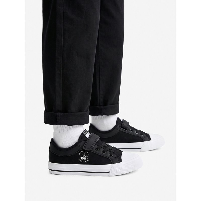 Sneakers aus Stoff Beverly Hills Polo Club EO-CSS20377-78 Schwarz