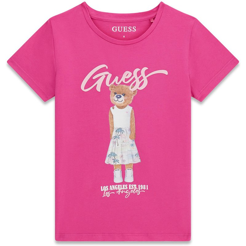 Guess T-Shirt J6GI04 K6YW4 Rosa Regular Fit
