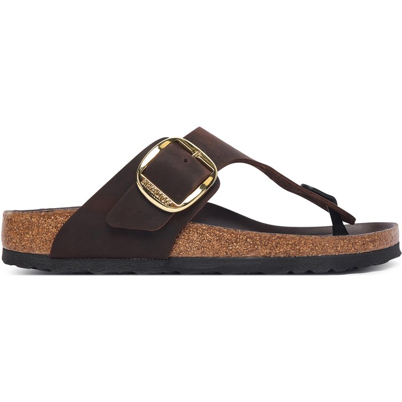 Zehentrenner Birkenstock Gizeh Big Buckle 1033002 Dunkelbraun