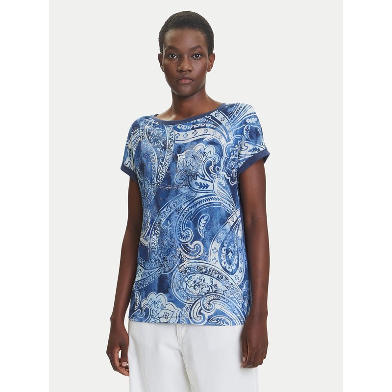 Olsen T-Shirt 11105117 Blau Regular Fit