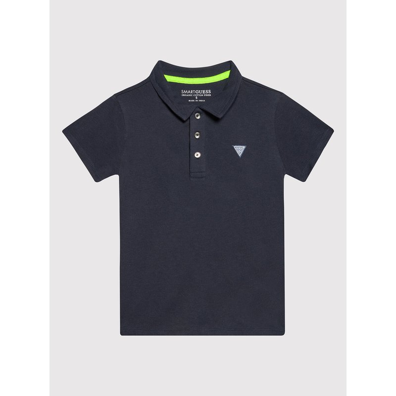Guess Poloshirt N2GP03 KAPY0 Dunkelblau Regular Fit