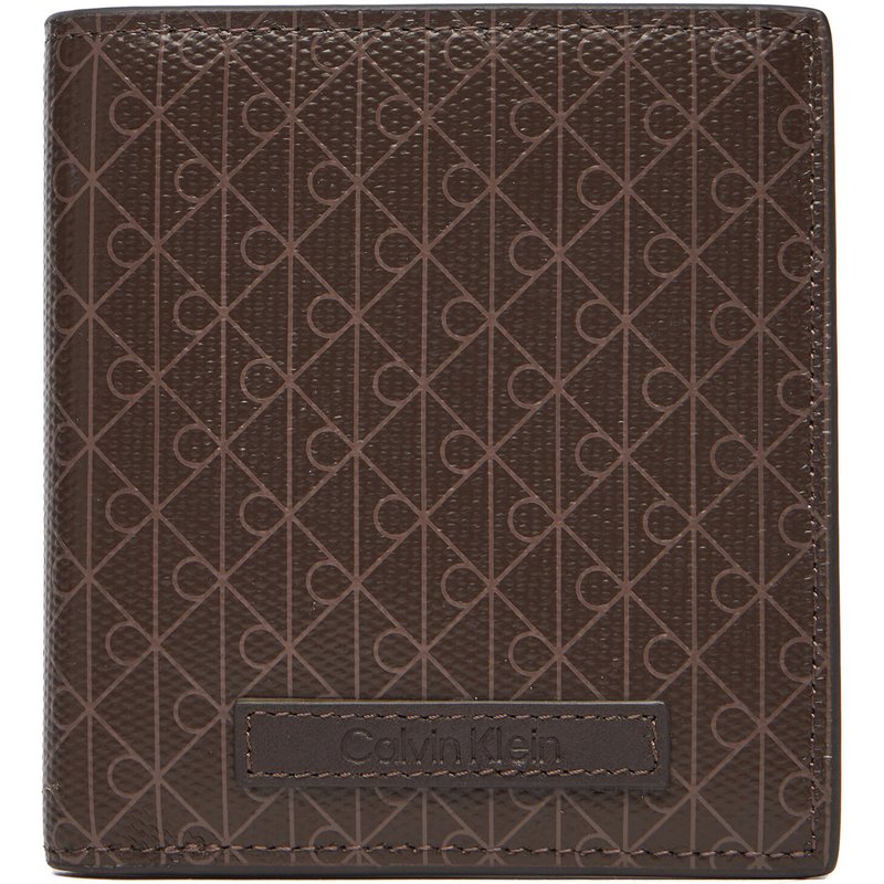 Geldbörse Calvin Klein Coated Ns Slim Billfold LV04D1084G Braun