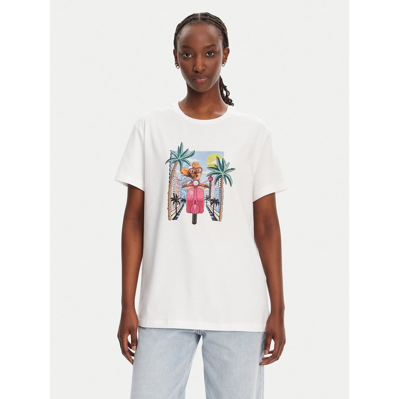 Liu Jo T-Shirt WA5260 JS003 Weiß Regular Fit