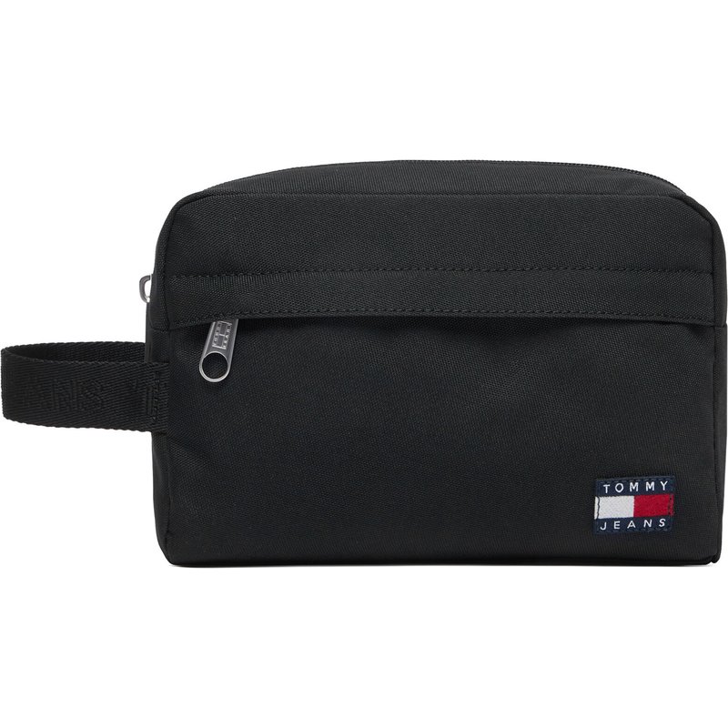 Kosmetiktasche Tommy Jeans Tjm Ess Daily Washbag AM0AM14474 Schwarz