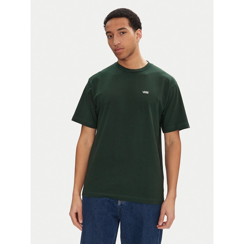 Vans T-Shirt Left Chest II VN000P1P Grün Loose Fit