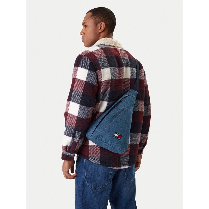 Rucksack Tommy Jeans Tjm Utility Denim Sling Bag AM0AM14051 Blau