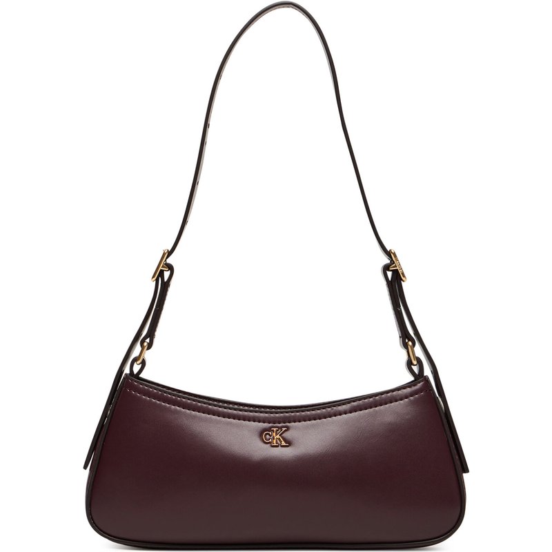 Handtasche Calvin Klein Ck Small Shoulder Bag LV04F3170G Dunkelrot