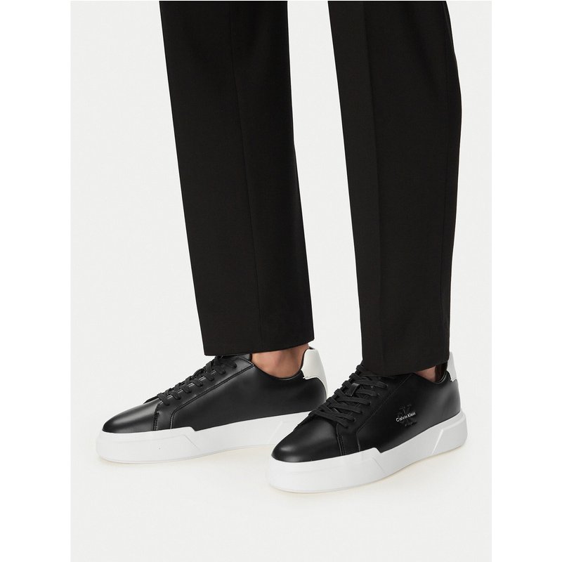Sneakers Calvin Klein Chunky Cupsole Laceup Lth YM0YM01344 Schwarz