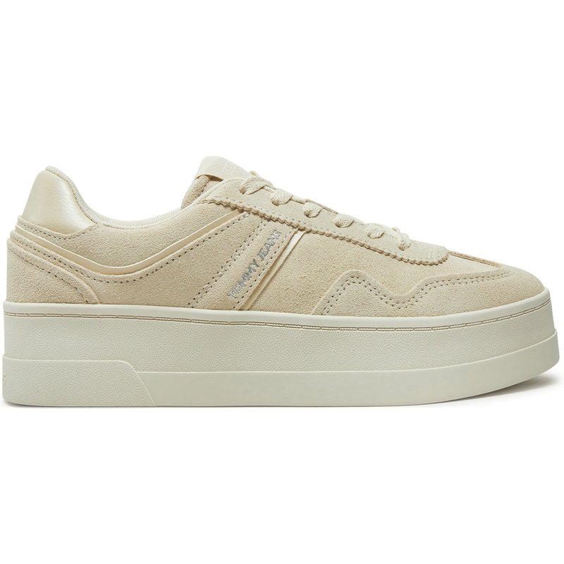 Sneakers Tommy Jeans The Greenwich Flatform Elevated EN0EN02676 Beige