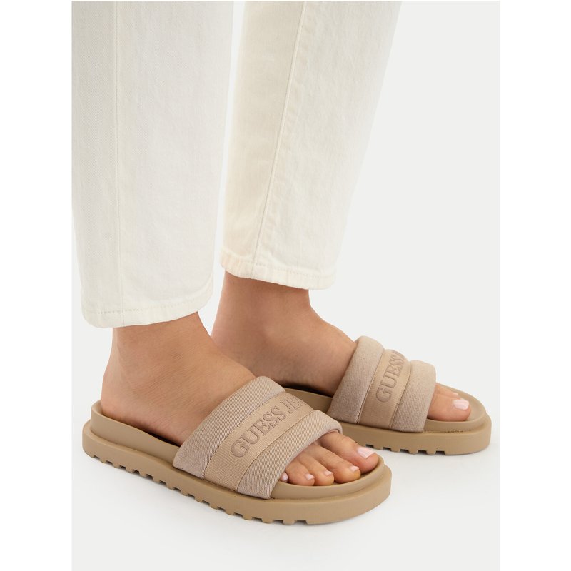 Pantoletten Guess Jeans EO-GJ2123 Dunkelbeige