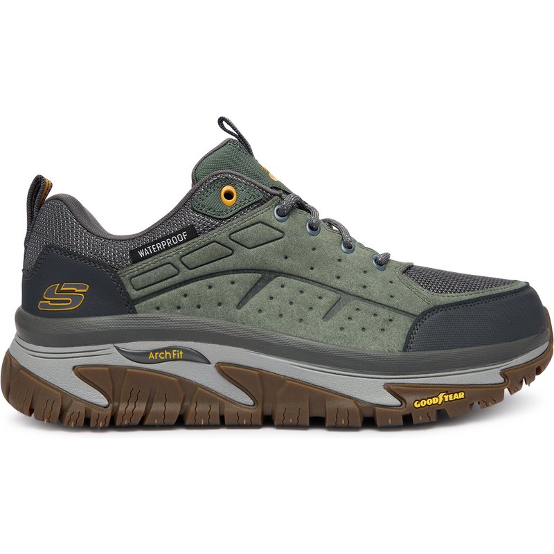 Trekkingschuhe Skechers Arch Fit Road Walker 237688 GRN Khakifarben