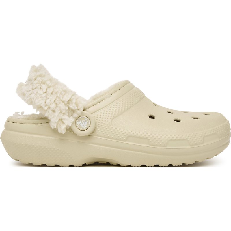 Pantoletten Crocs Classic Fleece Lined Clog Quartz 211396 Beige