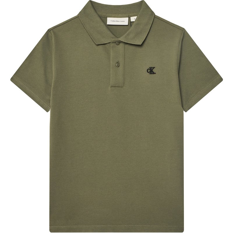Calvin Klein Jeans Poloshirt Essential IB0IB02486 D Grün Regular Fit