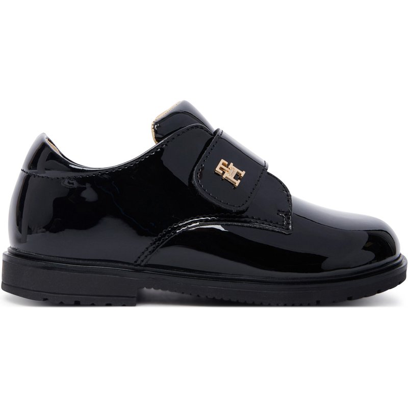 Halbschuhe Tommy Hilfiger Low Cut Velcro T1A4-35127-0774 Schwarz