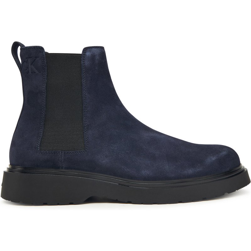 Klassische Stiefeletten Calvin Klein Combat Ess Chelsea Boot Su YM0YM01372 Dunkelblau