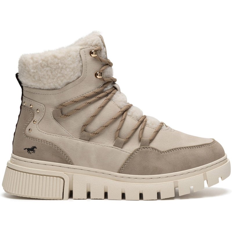 Schnürschuhe Mustang 1502-602 Beige