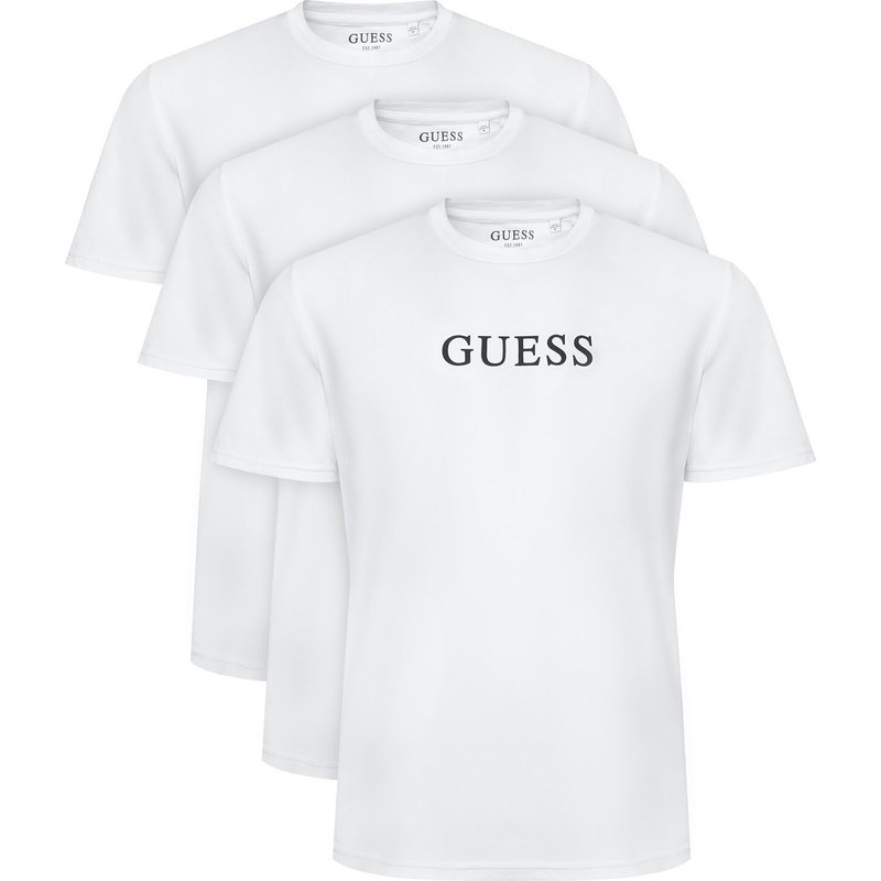 Guess T-Shirt-Set U6GG04 KCAM1 Weiß Regular Fit