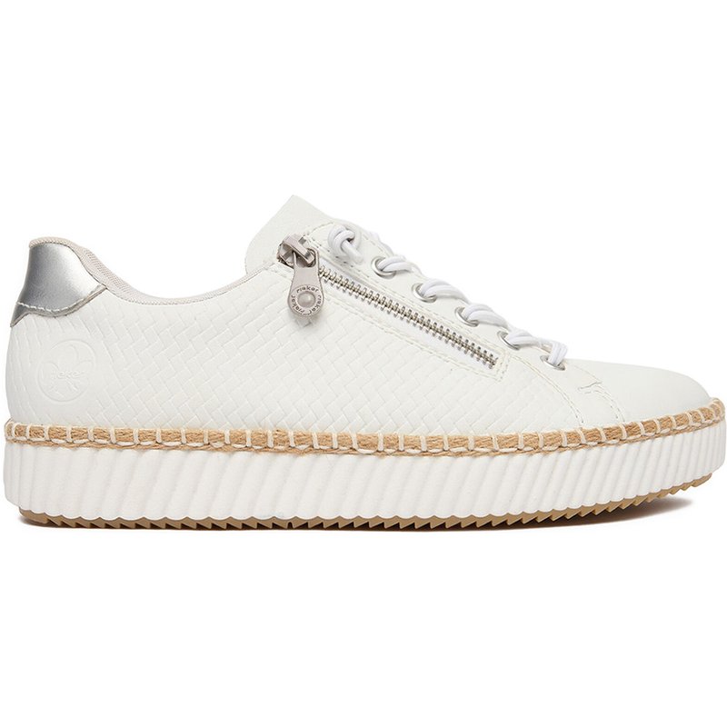 Sneakers aus Stoff Rieker M2940-80 Weiß