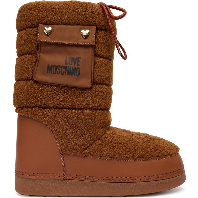 Schneeschuhe LOVE MOSCHINO JA24452G0NISM21A Braun