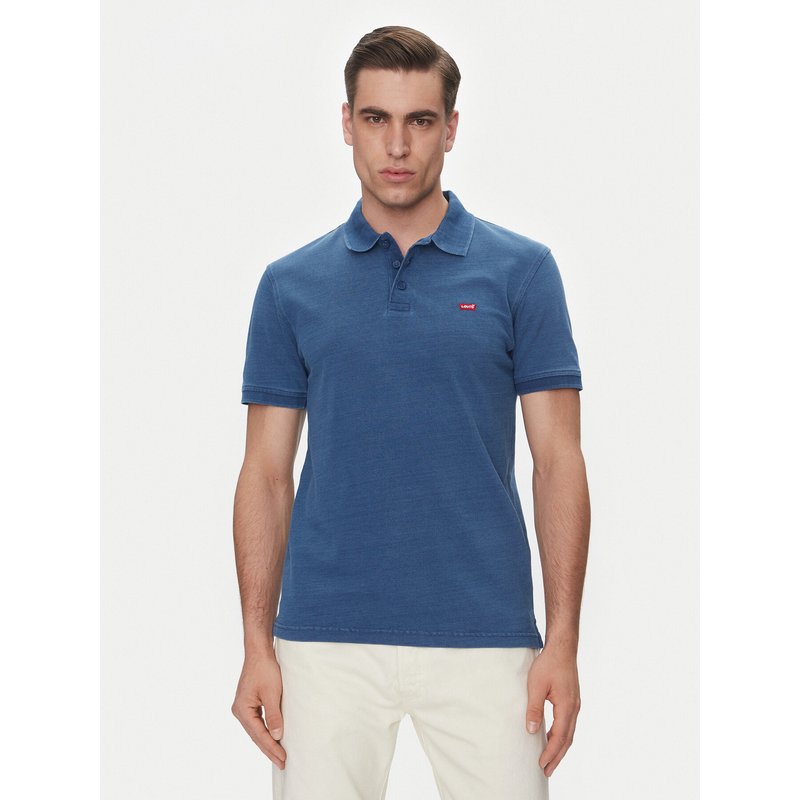 Levi's® Poloshirt Housemark 35883-0271 Blau Straight Fit