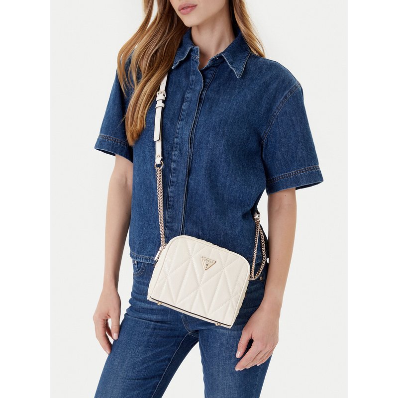 Handtasche Guess Aldina HWGG96 63140 Weiß