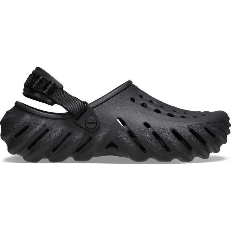 Pantoletten Crocs Echo Clog 207937 Schwarz