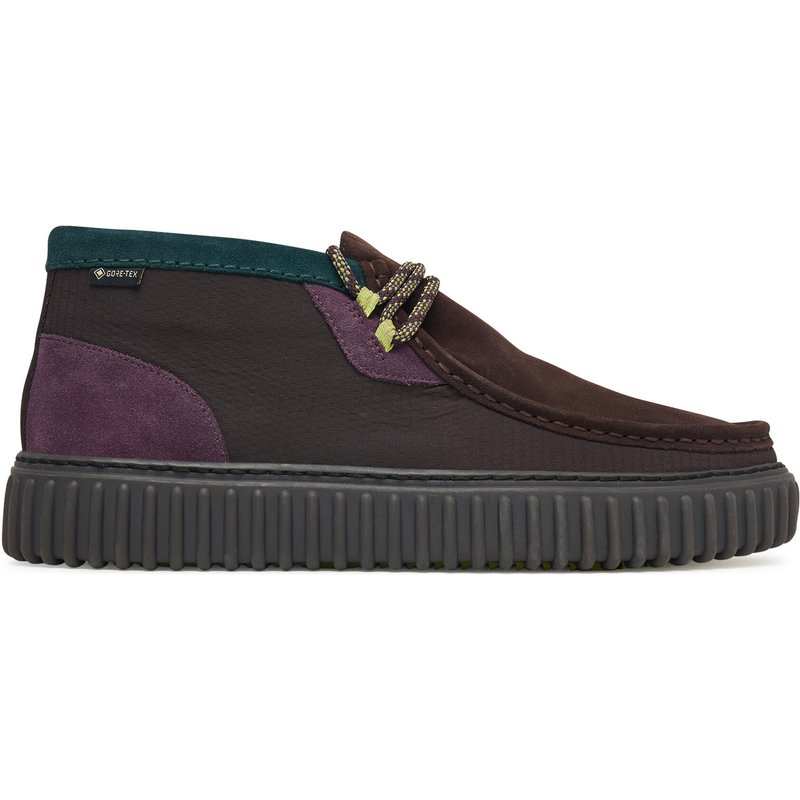 Halbschuhe Clarks Torhill Hi GTX GORE-TEX 26327980 Braun